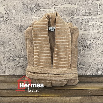 حوله|حوله تن پوش ژاکارد سایز L مدل: (ZEBRA (kahve