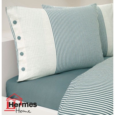 کالای خواب|روتختی کاوری رنفورس دونفره اوزدیلک Ozdilek مدل: NATURAL LINE MAVI