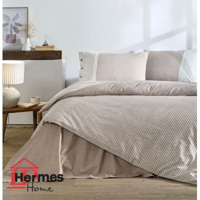 کالای خواب|روتختی کاوری رنفورس دونفره اوزدیلک Ozdilek مدل: NATURAL LINE SOMON