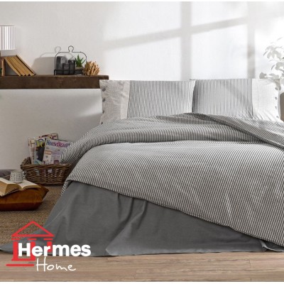 کالای خواب|روتختی کاوری رنفورس دونفره اوزدیلک Ozdilek مدل: NATURAL LINE GRI