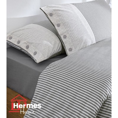 کالای خواب|روتختی کاوری رنفورس دونفره اوزدیلک Ozdilek مدل: NATURAL LINE GRI