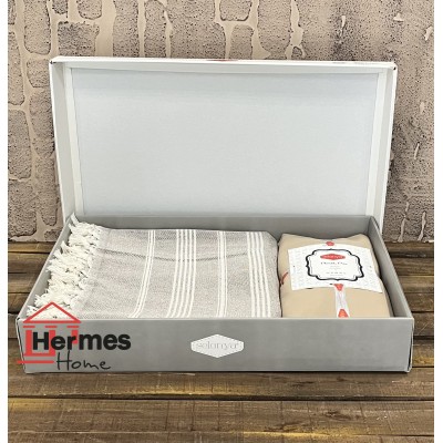 کالای خواب|روتختی پیکه دونفره سلونیا SELONIA مدل: SOREN HAKI