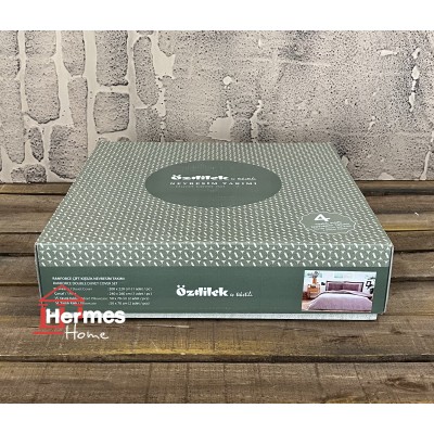 کالای خواب|روتختی کاوری رنفورس دونفره اوزدیلک Ozdilak مدل: NATURAL DECOROSE