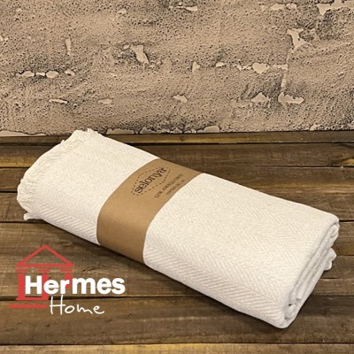 پیکه تک و شال مبل|شال مبل سلونیا ابعاد 170X200 مدل: CLASIC KREM