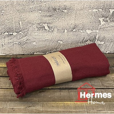 پیکه تک و شال مبل|شال مبل سلونیا ابعاد 170X200 مدل: CLASIC BORDO