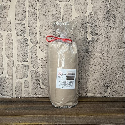 کالای خواب|ملحفه کش دار تشک یکنفره 90 هرمس HERMES رنگ: KREM