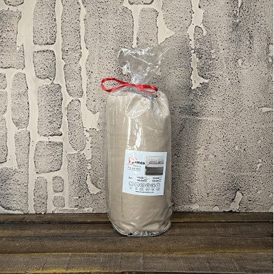 کالای خواب|ملحفه کش دار تشک یکنفره 120 هرمس HERMES رنگ: KREM