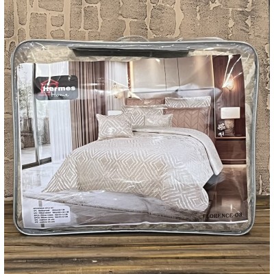 کالای خواب|روتختی شانل دونفره هرمس HERMES مدل: FLORENCE 03