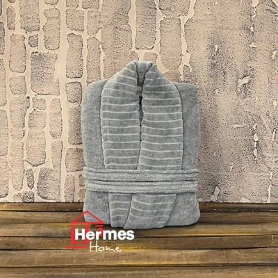 حوله|حوله تن پوش ژاکارد سایز XL مدل: (ZEBRA (koyu gri