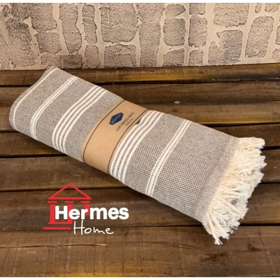 پیکه تک و شال مبل|شال مبل سلونیا ابعاد 170X200 مدل: LINE KREM