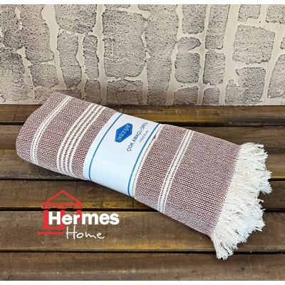 پیکه تک و شال مبل|شال مبل سلونیا ابعاد 170X200 مدل: LINE BORDO