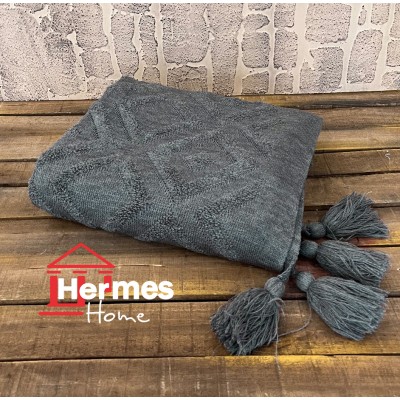 پیکه تک و شال مبل|شال مبل دیاموند ابعاد 180X140 رنگ: طوسی تیره