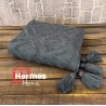 پیکه تک و شال مبل|شال مبل دیاموند ابعاد 180X140 رنگ: طوسی تیره