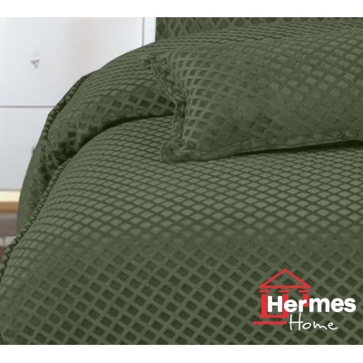سرویس لحاف دونفره|روتختی مخمل دونفره هرمس HERMES مدل: DIAMOND 014