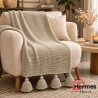 پیکه تک و شال مبل|شال مبل الیزه ابعاد 180X140 رنگ: HAKI