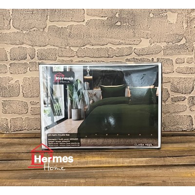 روتختی کاوری دونفره|روتختی کاوری دونفره HERMES مدل: CLARA YESIL