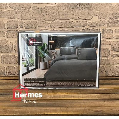 روتختی کاوری دونفره|روتختی کاوری دونفره HERMES مدل: CLARA ANTRASIT
