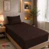 ملحفه کش دار تشک|ملحفه کش دار تشک یکنفره 90 هرمس HERMES رنگ: KAHVE