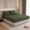 ملحفه کش دار تشک|ملحفه کش دار تشک دونفره 160 کویین هرمس HERMES رنگ: YESIL