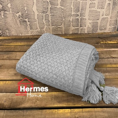 پیکه تک و شال مبل|شال مبل حصیری ابعاد 180X140 رنگ: طوسی روشن