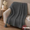 پیکه تک و شال مبل|شال مبل حصیری ابعاد 180X140 رنگ: طوسی تیره