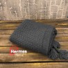 پیکه تک و شال مبل|شال مبل حصیری ابعاد 180X140 رنگ: طوسی تیره